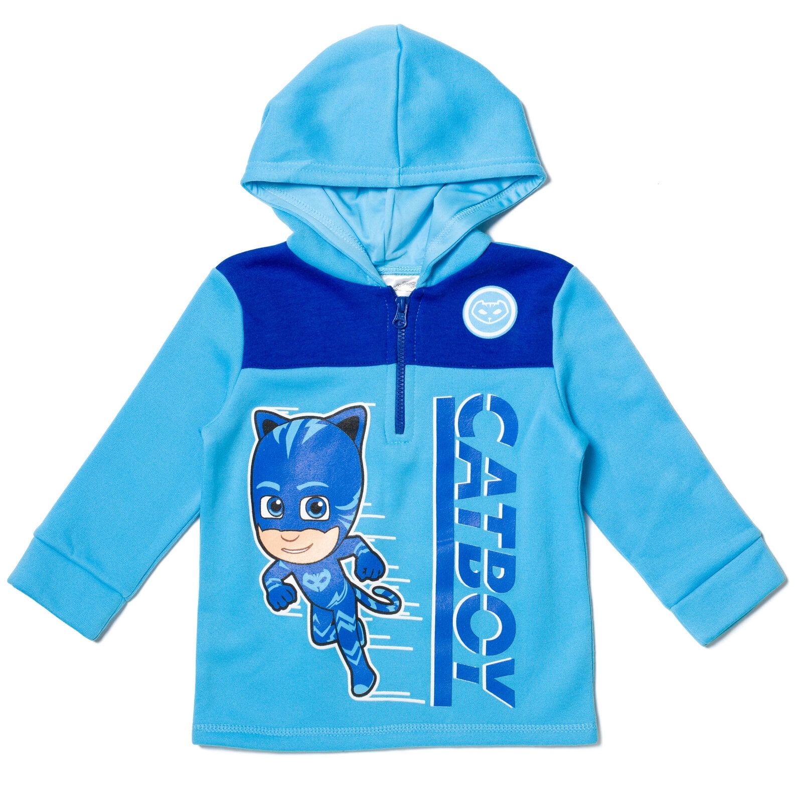 PJ Masks Catboy Toddler Boys Fleece Half Zip Hoodie Toddler to Little Kid